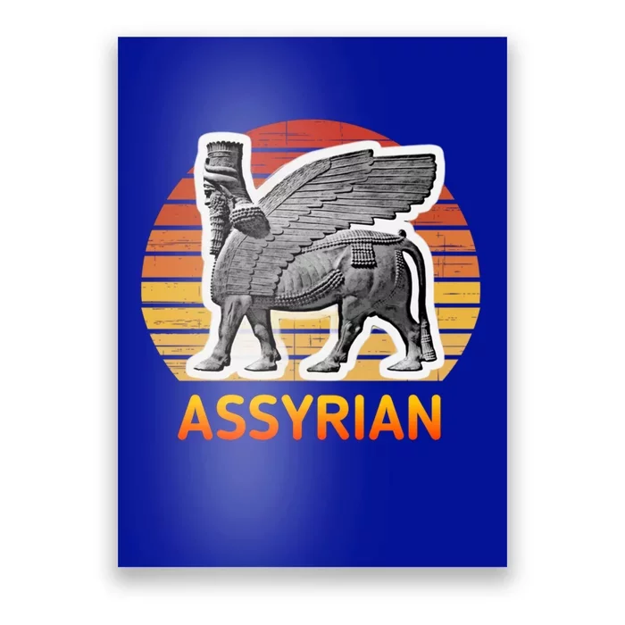 Assyrian : Assyrian Bull Flag Gift Poster