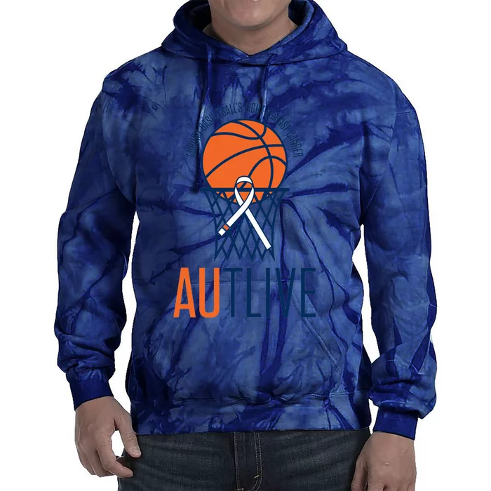 Autlive Auburn Basketball Fight Against Cancer Tie Dye Hoodie