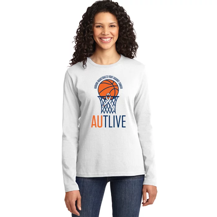 Autlive Auburn Basketball Fight Against Cancer Ladies Long Sleeve Shirt