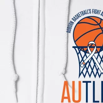 Autlive Auburn Basketball Fight Against Cancer Full Zip Hoodie