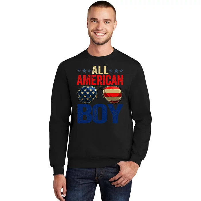 All American Boy Matching Family 4th Of July Celebration Sweatshirt