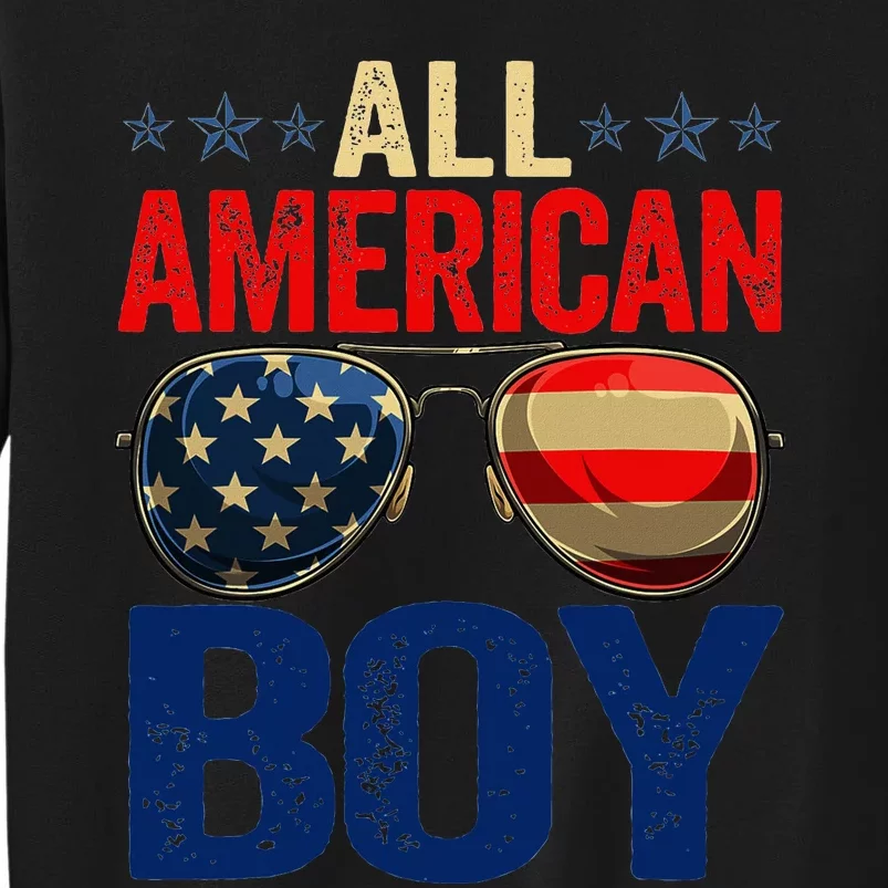 All American Boy Matching Family 4th Of July Celebration Sweatshirt