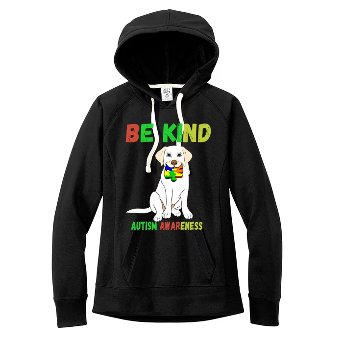 Autism Awareness Be Kind Gift Women's Fleece Hoodie