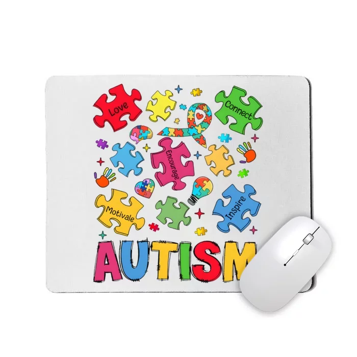 Autism Awareness Be Kind Puzzle Mousepad