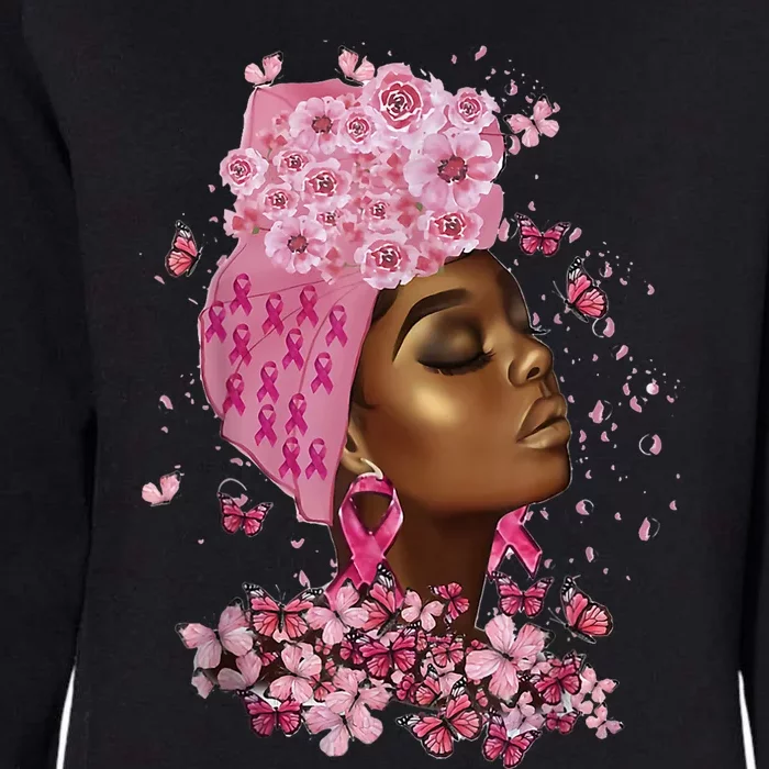 African American Breast Cancer Awareness Black Womens California Wash Sweatshirt