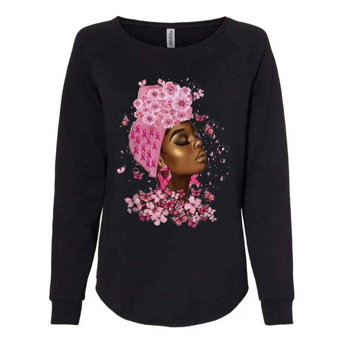 African American Breast Cancer Awareness Black Womens California Wash Sweatshirt