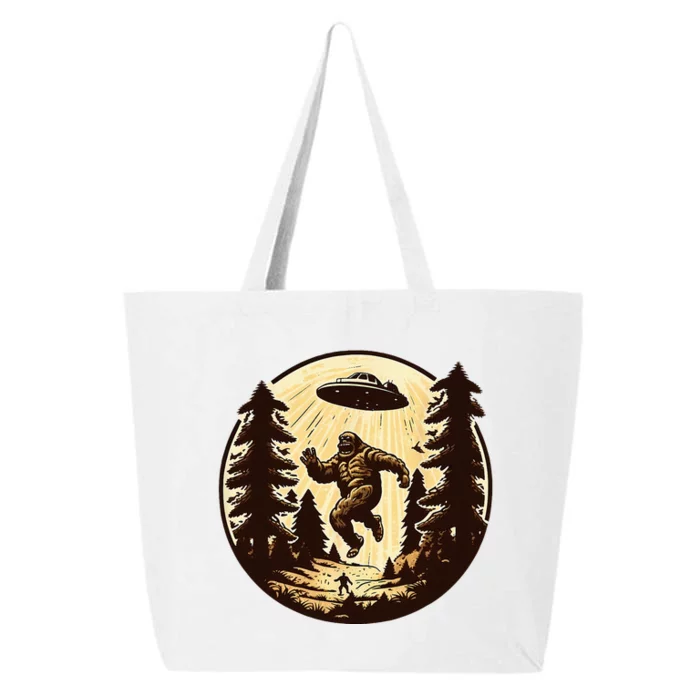 Alien And Bigfoot UFO Bigfoot Alien 25L Jumbo Tote