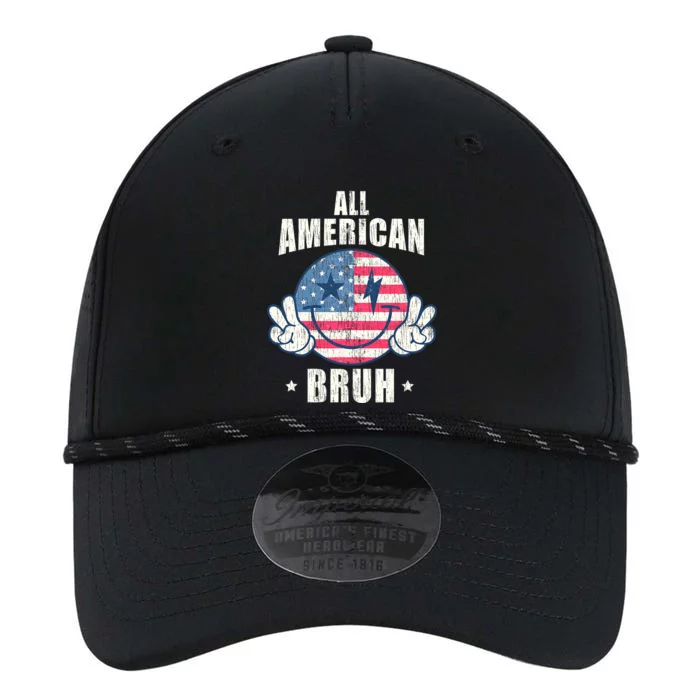 All American Bruh 4th Of July Boy Patriotic Performance The Dyno Cap