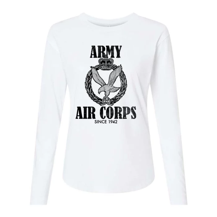 Army Air Corps Since 1942 Womens Cotton Relaxed Long Sleeve T-Shirt