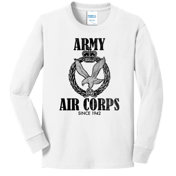 Army Air Corps Since 1942 Kids Long Sleeve Shirt