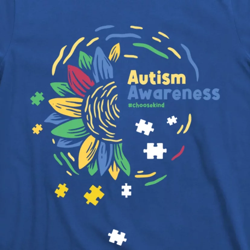 Autism Awareness Choose Kind Autistic Gift T-Shirt