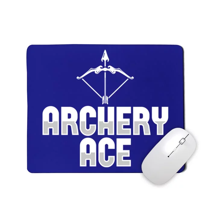 Archery Ace Cool Gift Bow Arrow Club Competition Archery Gift Mousepad