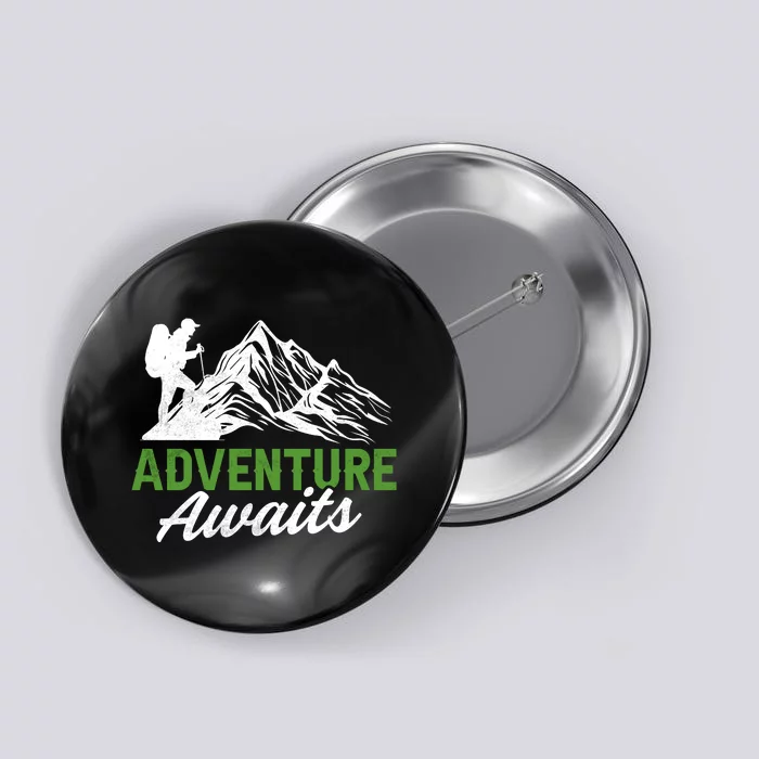 Adventure Awaits Camping Gift Button