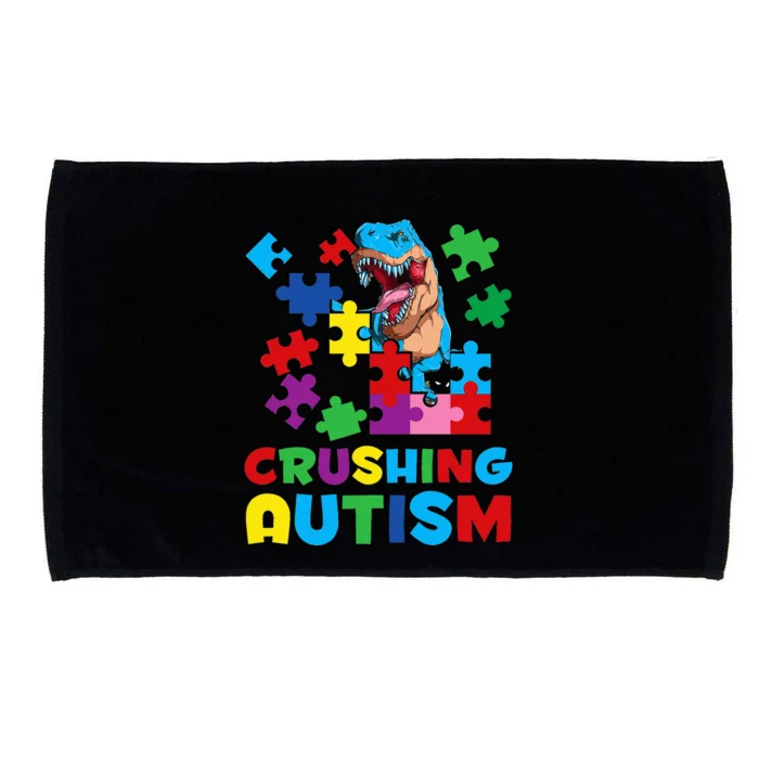 Autism Awareness Crushing Autism month Microfiber Hand Towel