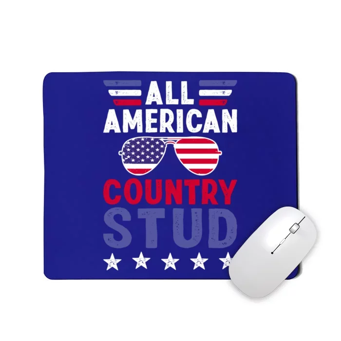 All American Country Stud Gift Usa 4th Of July Graphic Meaningful Gift Mousepad