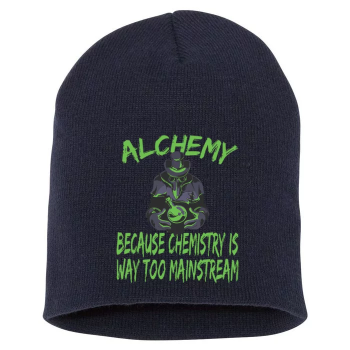 Alchemist Alchemy Chemistry Alchemy Chemist Short Acrylic Beanie