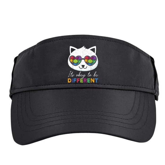 Autism Awareness Cat Warrior It's Ok To Be Different K.i.d.s Adult Drive Performance Visor