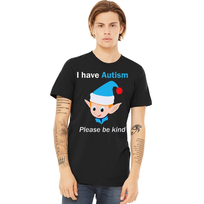 Autism Awareness Christmas Elf Premium T-Shirt