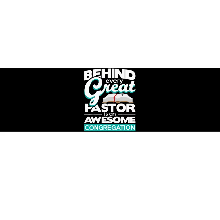 An Awesome Congregation Pastor Preacher Minister Bumper Sticker