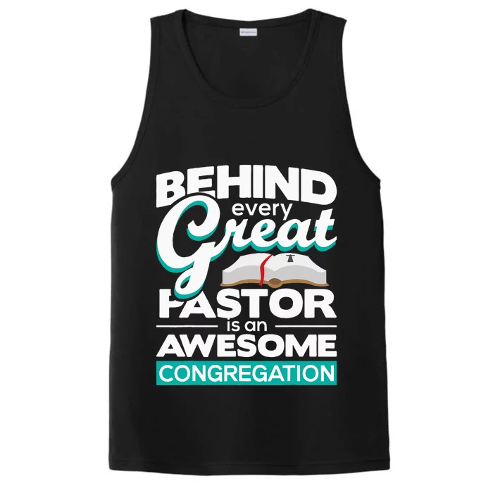 An Awesome Congregation Pastor Preacher Minister Performance Tank