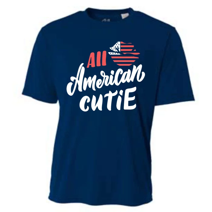 All American Cutie | 4th Of July Family Outfits Cooling Performance Crew T-Shirt