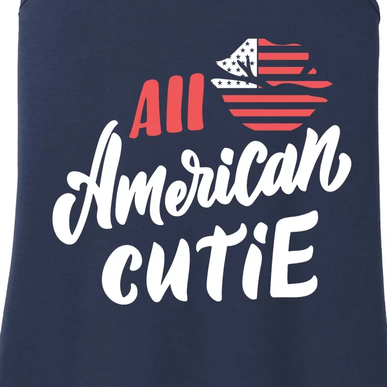 All American Cutie | 4th Of July Family Outfits Ladies Essential Tank