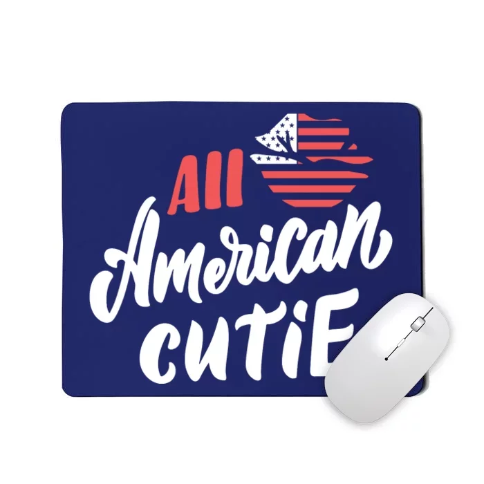 All American Cutie | 4th Of July Family Outfits Mousepad