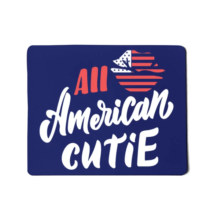 All American Cutie | 4th Of July Family Outfits Mousepad