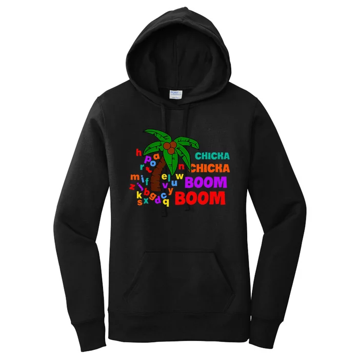 Alphabet Adventures Chicka Chicka Boom Boom Tree Women's Pullover Hoodie