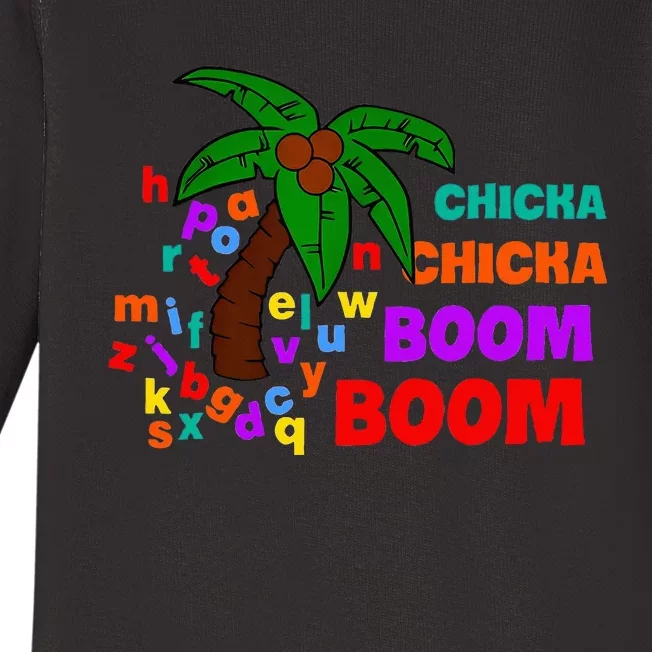 Alphabet Adventures Chicka Chicka Boom Boom Tree Baby Long Sleeve Bodysuit