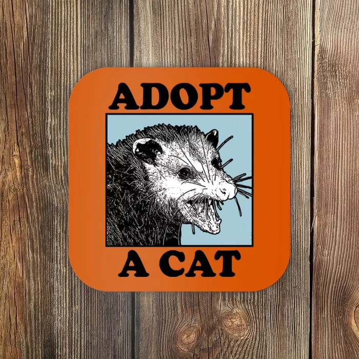 Adopt A Cat Coaster