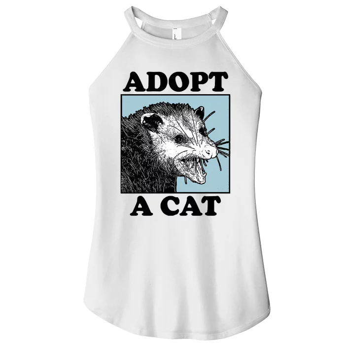 Adopt A Cat Women’s Perfect Tri Rocker Tank