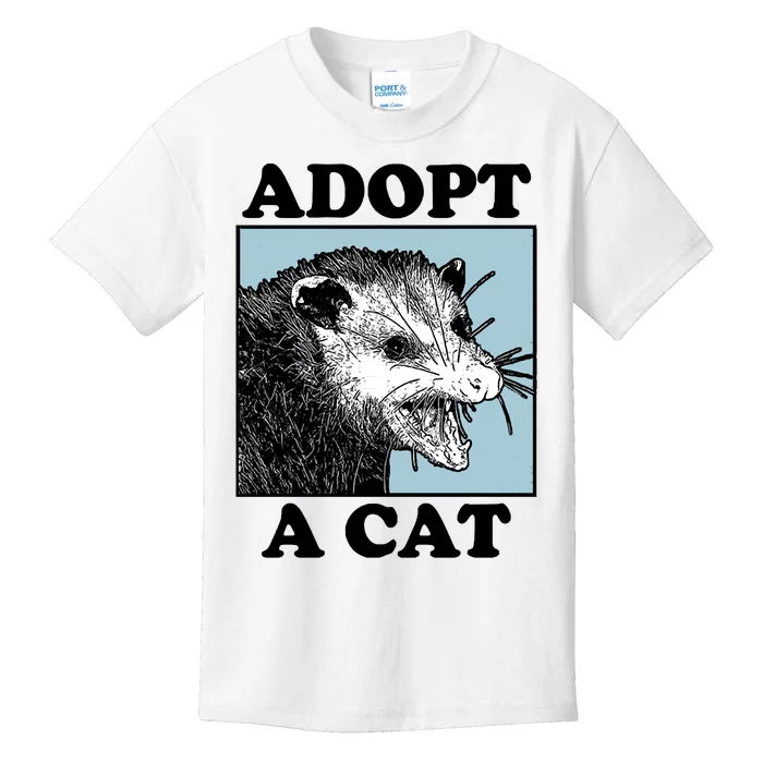 Adopt A Cat Kids T-Shirt