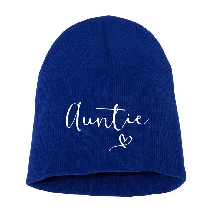 Auntie Aunt Christmas Mothers Day Birthday Nephew Meaningful Gift Short Acrylic Beanie