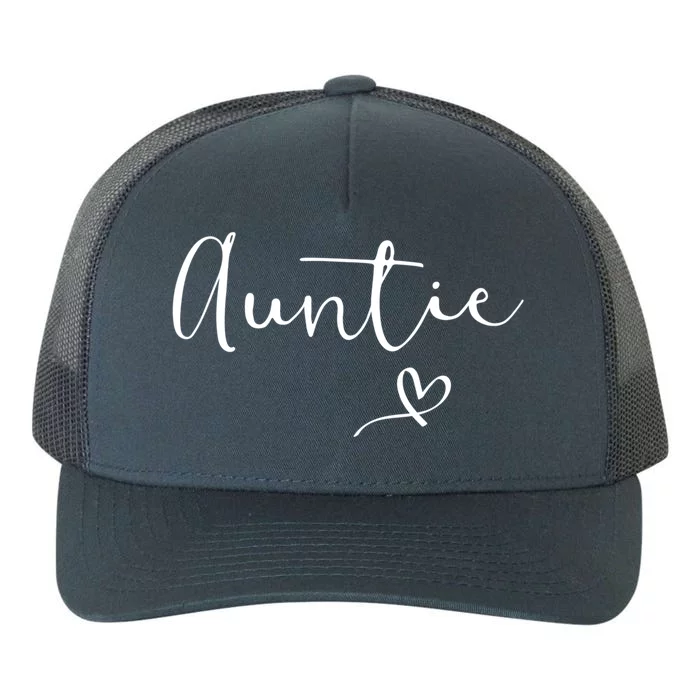 Auntie Aunt Christmas Mothers Day Birthday Nephew Meaningful Gift Yupoong Adult 5-Panel Trucker Hat