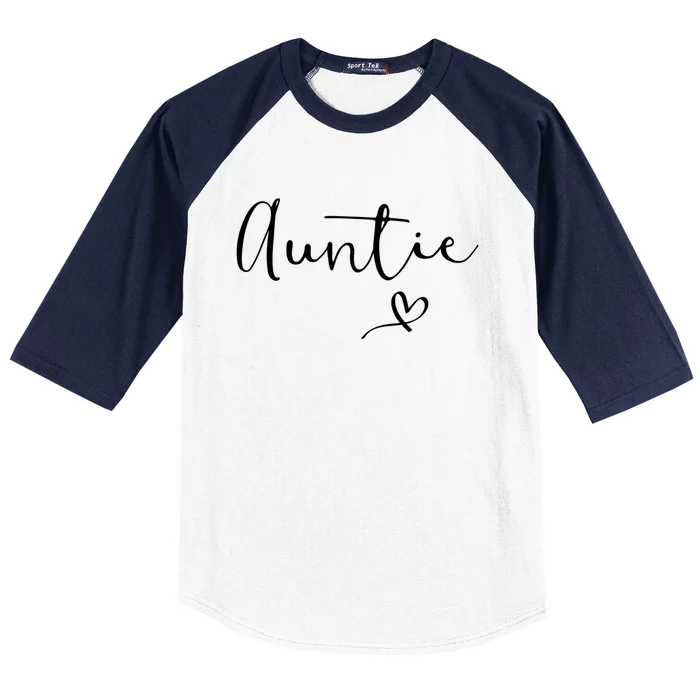 Auntie Aunt Christmas Mothers Day Birthday Nephew Meaningful Gift Baseball Sleeve Shirt