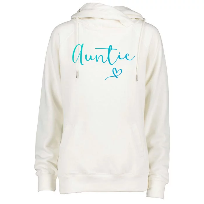 Auntie Aunt Christmas Mothers Day Birthday Nephew Gift Womens Funnel Neck Pullover Hood