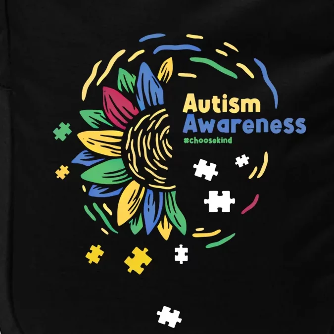 Autism Awareness Choose Kind Autistic Gift Impact Tech Backpack