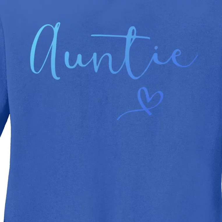 Auntie Aunt Christmas Mothers Day Birthday Nephew Gift Ladies Long Sleeve Shirt