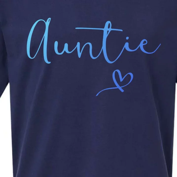 Auntie Aunt Christmas Mothers Day Birthday Nephew Gift Sueded Cloud Jersey T-Shirt