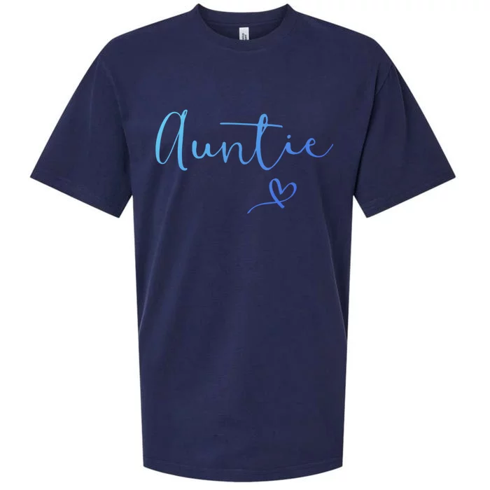 Auntie Aunt Christmas Mothers Day Birthday Nephew Gift Sueded Cloud Jersey T-Shirt