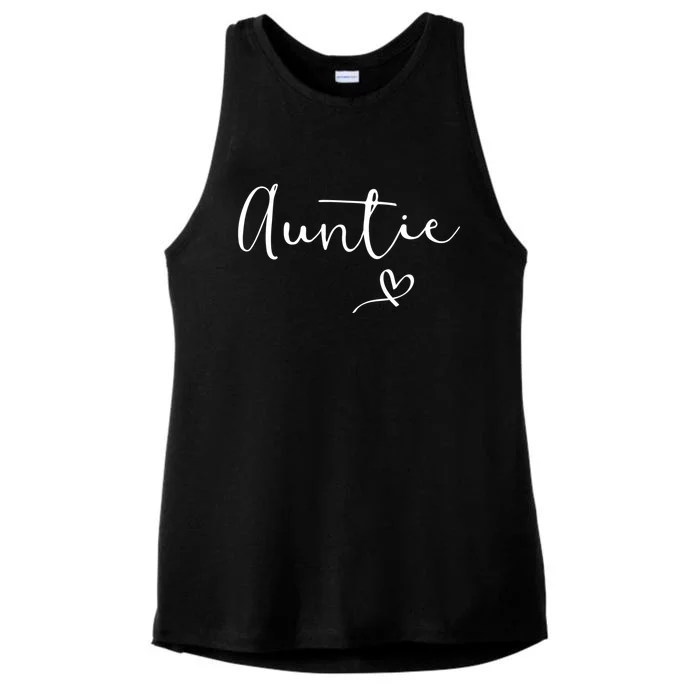 Auntie Aunt Christmas Mothers Day Birthday Nephew Great Gift Ladies Tri-Blend Wicking Tank