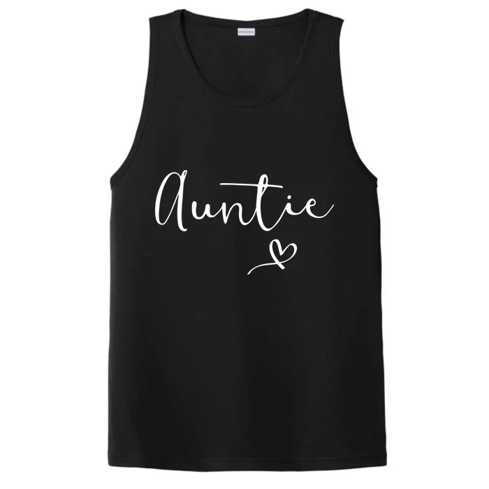 Auntie Aunt Christmas Mothers Day Birthday Nephew Great Gift Performance Tank