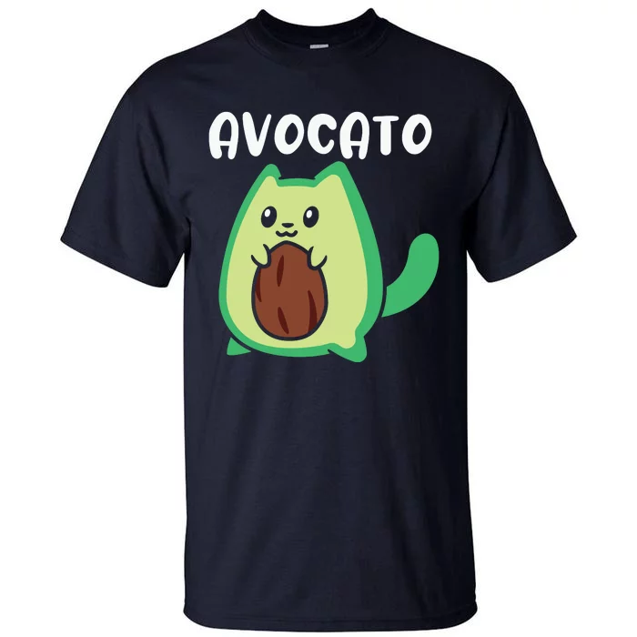 Avogato Avocado Cat Cat Vegan Tall T-Shirt