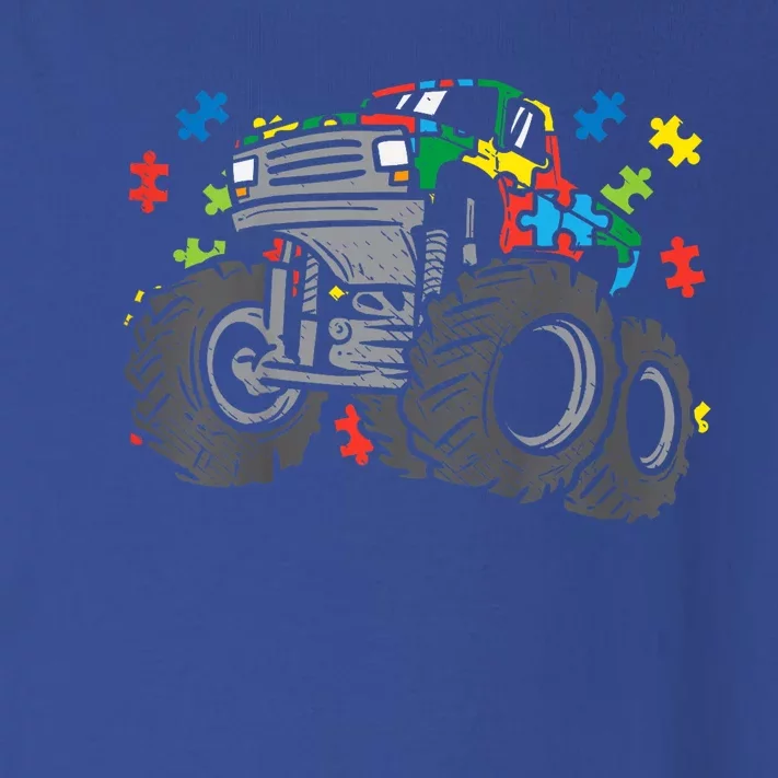 Autism Awareness Cute Monster Truck Puzzles Asd Boy Gift Toddler Long Sleeve Shirt