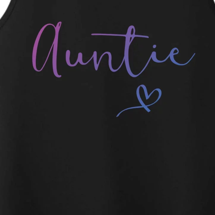 Auntie Aunt Christmas Mothers Day Birthday Nephew Gift Performance Tank