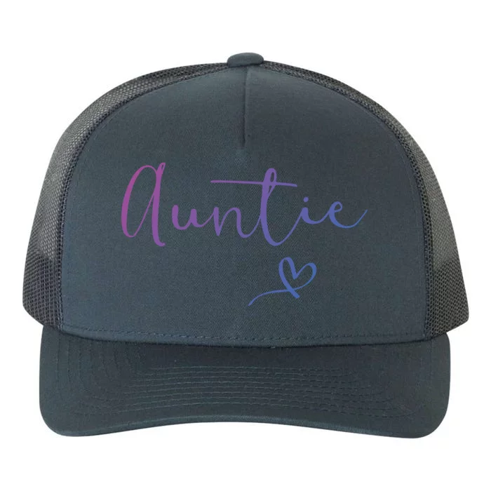 Auntie Aunt Christmas Mothers Day Birthday Nephew Gift Yupoong Adult 5-Panel Trucker Hat