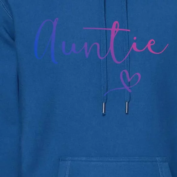 Auntie Aunt Christmas Mothers Day Birthday Nephew Gift Premium Hoodie