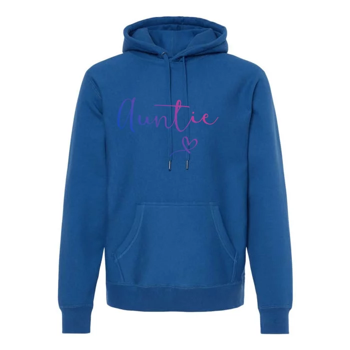 Auntie Aunt Christmas Mothers Day Birthday Nephew Gift Premium Hoodie