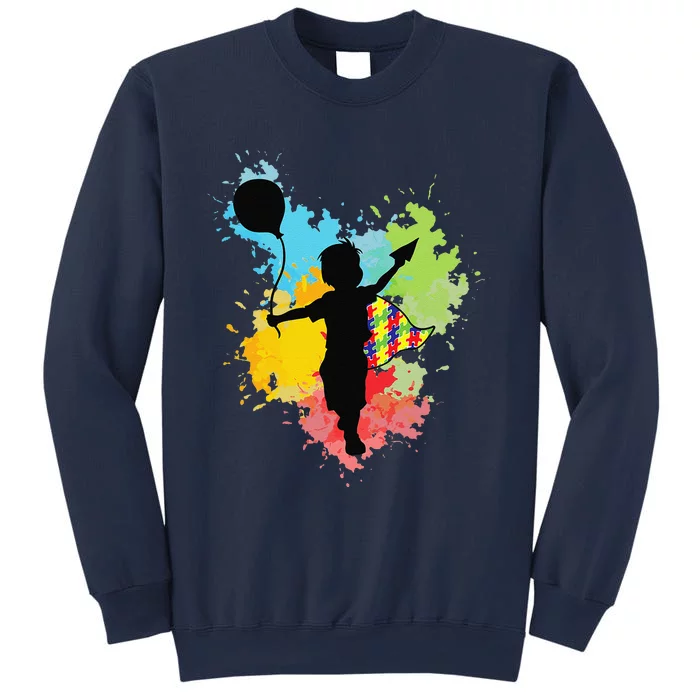 Autism Awareness Cute Colorful Artistic Sweatshirt